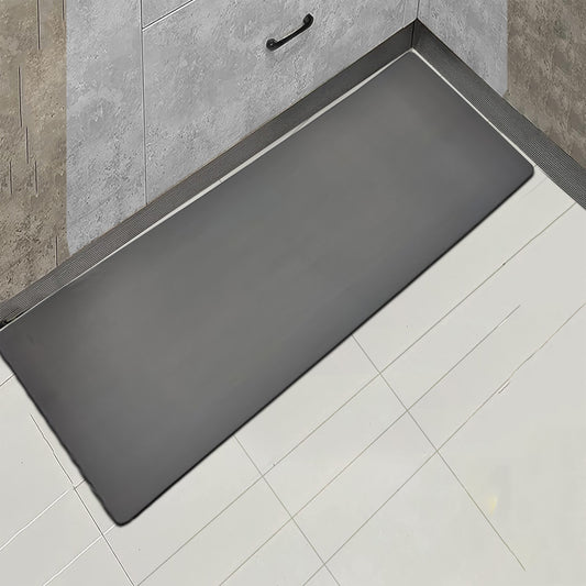 Kitchen Floor Mat Set of 2 | 3.5mm Anti-Skid, Water Absorbent & Easy Clean Mats 120x40cm & 40x60cm(Grey)