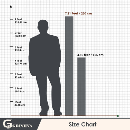 Grishva® Adjustable Extendable Shower Curtain Rod | Stainless Steel Tension Rod | No-Drill, Anti-Skid Spring Pull Rod for Bathroom, Kitchen & Windows  (Curtain Rods No Drilling for Wall)